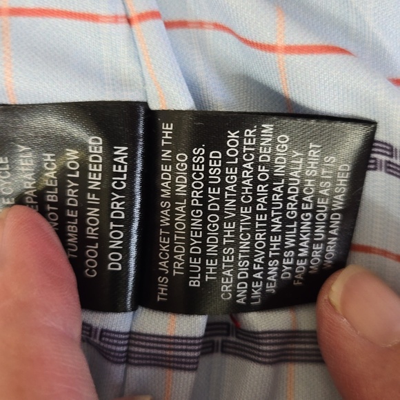 NWT QED STYLE Indigo Zip-up Jacket Men's Size XL - Picture 13 of 15